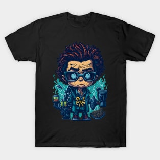 Chibi Style Mad Scientist T-Shirt